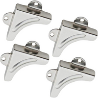 Mirror Corner mounting Bracket Mirror Hanging Kit 1 Pack of 4 satin nickel