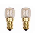 Traditional Oven Bulb Appliance Bulbs 15w 60 Lumens Small Screw Cap SES / E14  (1 pack of 2)