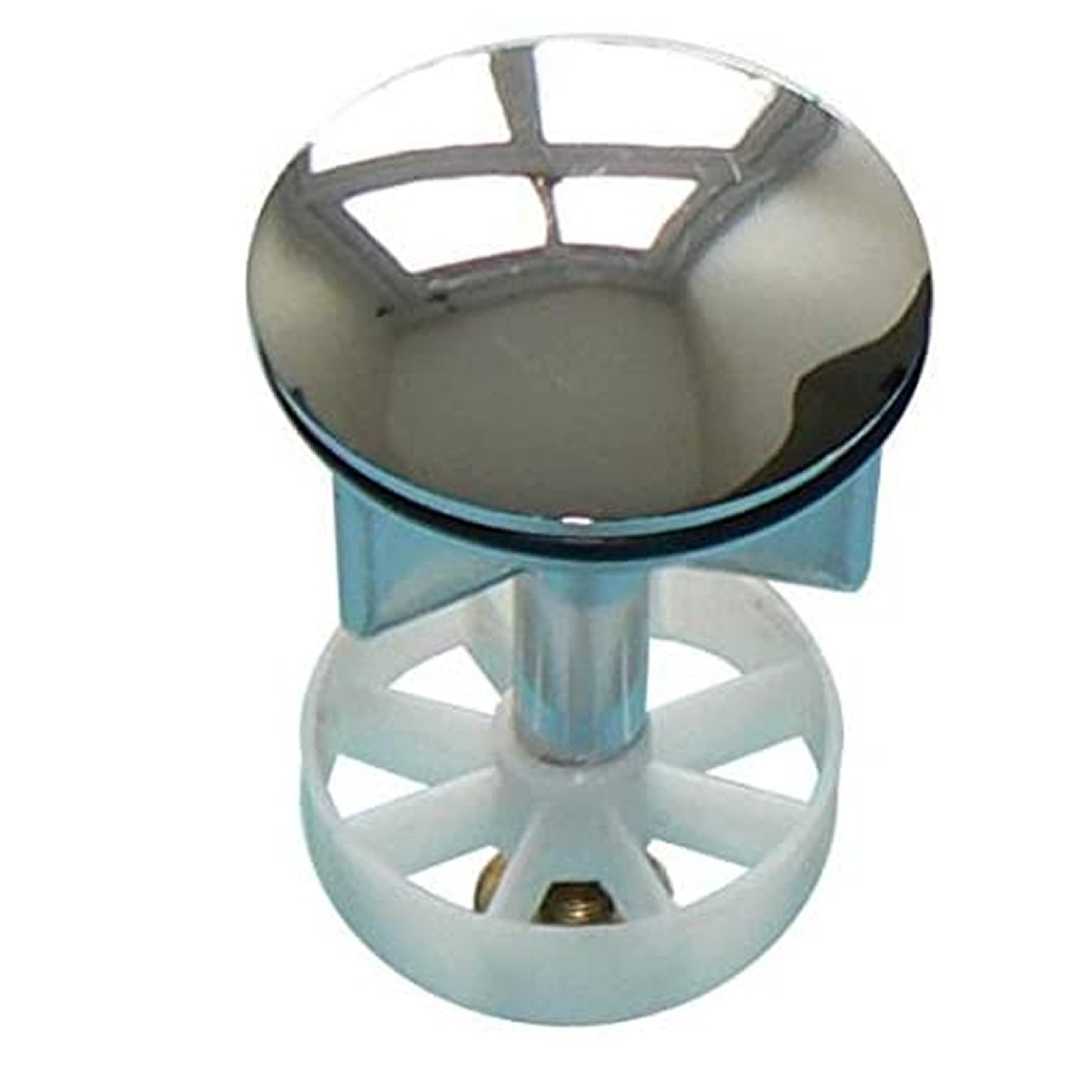 Aretro Chrome Heavy Duty Universal Pop-up 40mm Basin Waste Plug Adjustable Bathrooms Cloakrooms fits most Basins