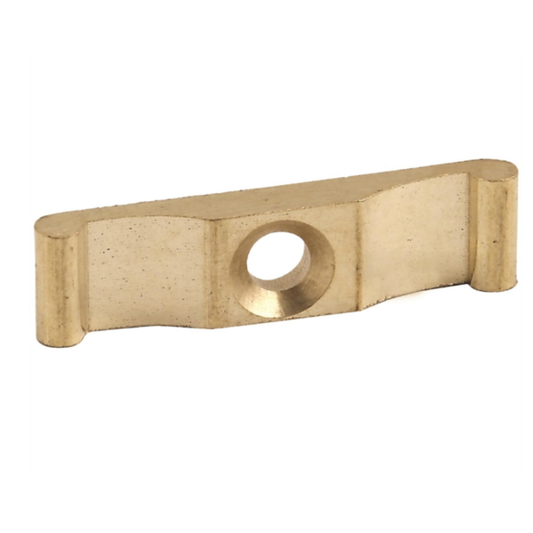 Brass Turn Button Fastener, 50mm x 38mm, Aretro (Black 50mm)