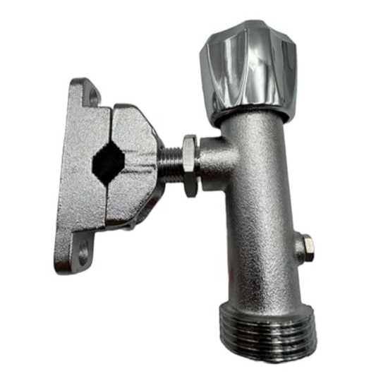 Aretro Self Cutting Washing Machine Tap, for 15mm Pipe, 3/4' Male Thread, Chrome Appliance Tap, Valve (Standard)