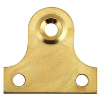 Picture Frame Brackets 50mm Brass Plated PK2 043610N