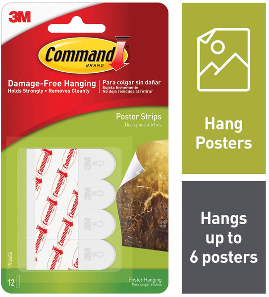 Command 17024 Poster Hanging Damage Free Strips